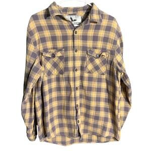 Field & Stream Plaid Flannel Shirt Men LG — Outdoor, Workwear, Classic